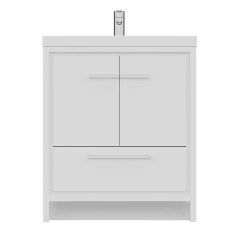 Alya Bath Sortino 30" Modern Bathroom Vanity White AB-MD630-W