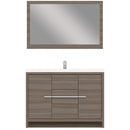 Alya Bath Sortino 48" Modern Bathroom Vanity Gray AB-MD648-G