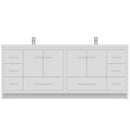 Alya Bath Sortino 84" Modern Bathroom Vanity White AB-MD684-W