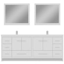 Alya Bath Sortino 84" Modern Bathroom Vanity White AB-MD684-W