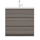 Alya Bath Paterno 36" Modern Freestanding Bathroom Vanity Gray AB-MOA36-G