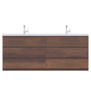 Alya Bath Paterno 84" Modern Freestanding Bathroom Vanity Rosewood AB-MOA84D-RW