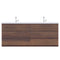 Alya Bath Paterno 84" Modern Freestanding Bathroom Vanity Rosewood AB-MOA84D-RW