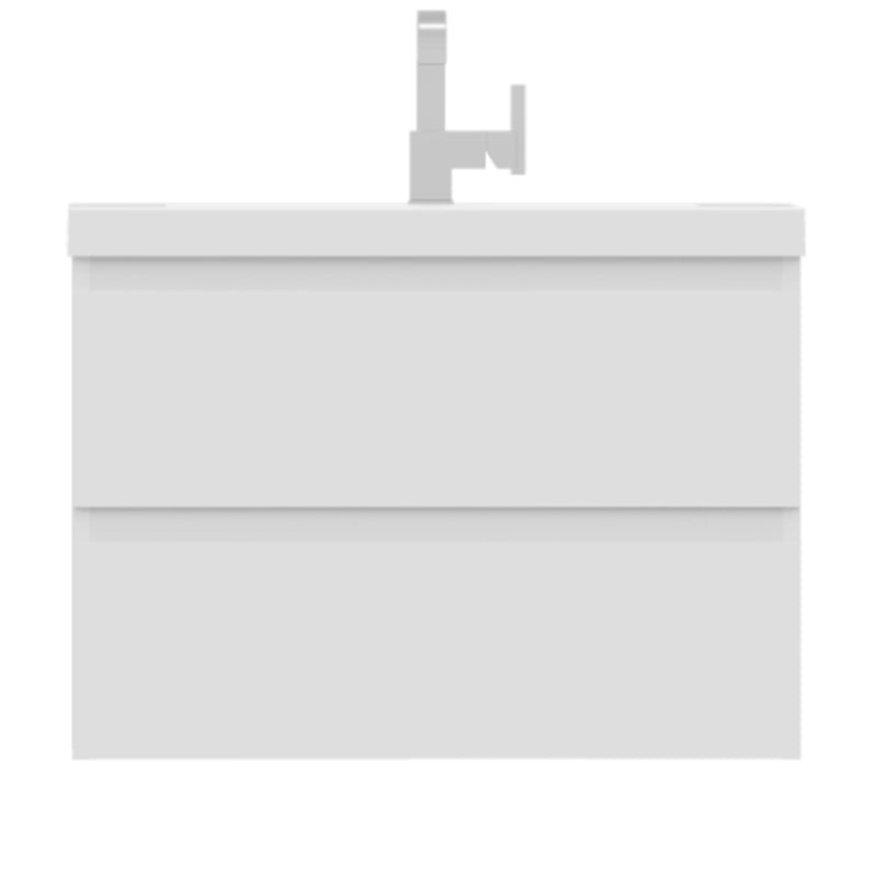 Alya Bath Paterno 30" Modern Wall Mounted Bathroom Vanity White AB-MOF30-W