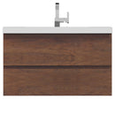 Alya Bath Paterno 36" Modern Wall Mounted Bathroom Vanity Rosewood AB-MOF36-RW