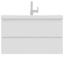 Alya Bath Paterno 36" Modern Wall Mounted Bathroom Vanity White AB-MOF36-W