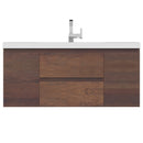 Alya Bath Paterno 48" Modern Wall Mounted Bathroom Vanity Rosewood AB-MOF48-RW