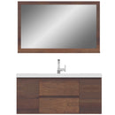 Alya Bath Paterno 48" Modern Wall Mounted Bathroom Vanity Rosewood AB-MOF48-RW