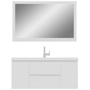 Alya Bath Paterno 48" Modern Wall Mounted Bathroom Vanity White AB-MOF48-W