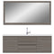 Alya Bath Paterno 60" Single Modern Wall Mounted Bathroom Vanity Gray AB-MOF60S-G