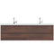 Alya Bath Paterno 72" Modern Wall Mounted Bathroom Vanity Rosewood AB-MOF72D-RW