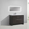 Alma Vanity Allier 48" Matte Gray-Oak Modern Vanity with Integrated Countertop with Sink