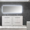 Alma Vanity Allier 72" Gloss White Vanity with White Sink