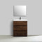 Alma Vanity Edison 30" Rosewood Modern Bathroom Vanity with 3 Drawers and Acrylic Sink