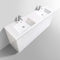 Alma Vanity Edison 72" Gloss White Double Sink Vanity