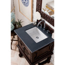 James Martin Balmoral 26" Single Vanity Cabinet Antique Walnut with 3 cm Charcoal Soapstone Quartz Top 150-V26-ANW-3CSP