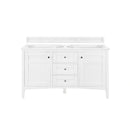 James Martin Palisades 60" Double Vanity Bright White 527-V60D-BW