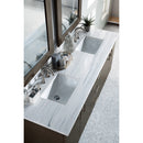 James Martin Metropolitan 72" Silver Oak Double Vanity with 3 cm Arctic Fall Solid Surface Top 850-V72-SOK-3AF