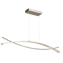 Abra Lighting Crossed Frame Pendant 10016PN-BN