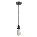 Bare Bulb Mini Pendant shown in the Oil Rubbed Bronze finish