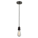 Bare Bulb Mini Pendant shown in the Oil Rubbed Bronze finish