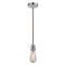 Bare Bulb Mini Pendant shown in the Polished Chrome finish