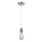 Bare Bulb Mini Pendant shown in the Polished Chrome finish