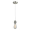 Bare Bulb Mini Pendant shown in the Satin Nickel finish