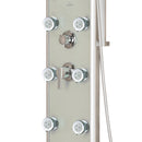 Pulse Kihei II Silver Glass 2.5 GPM Shower Panel 1013-GL