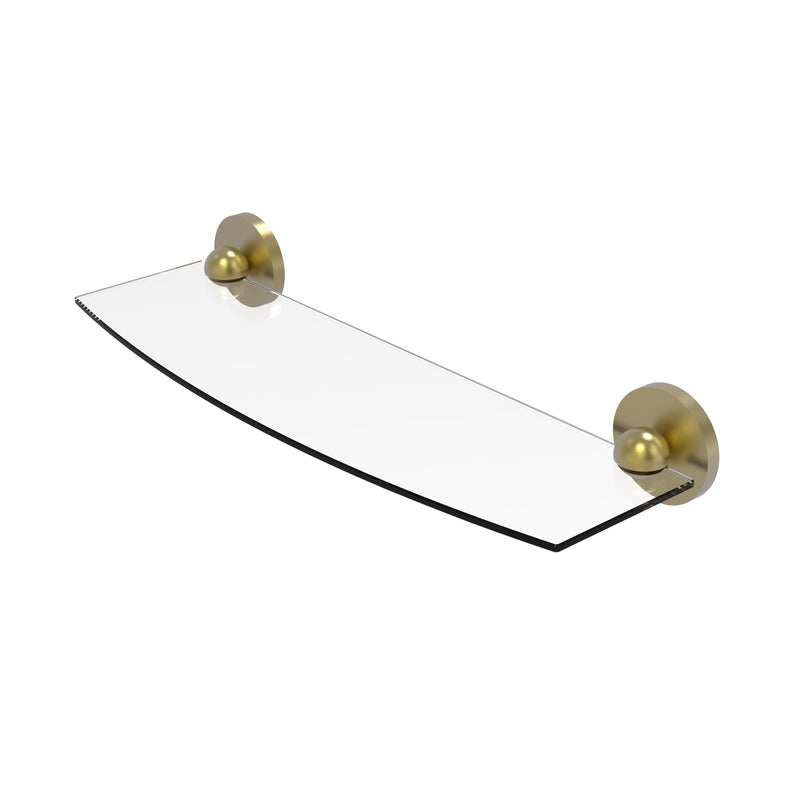 Allied Brass Skyline Collection 18 Inch Glass Shelf 1033-18-SBR