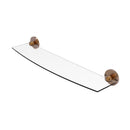 Allied Brass Skyline Collection 24 Inch Glass Shelf 1033-24-BBR