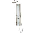 Pulse Tropicana White Glass 2.5 GPM Shower Panel 1039W-BN