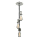 Bare Bulb Multi-Pendant shown in the Brushed Satin Nickel finish