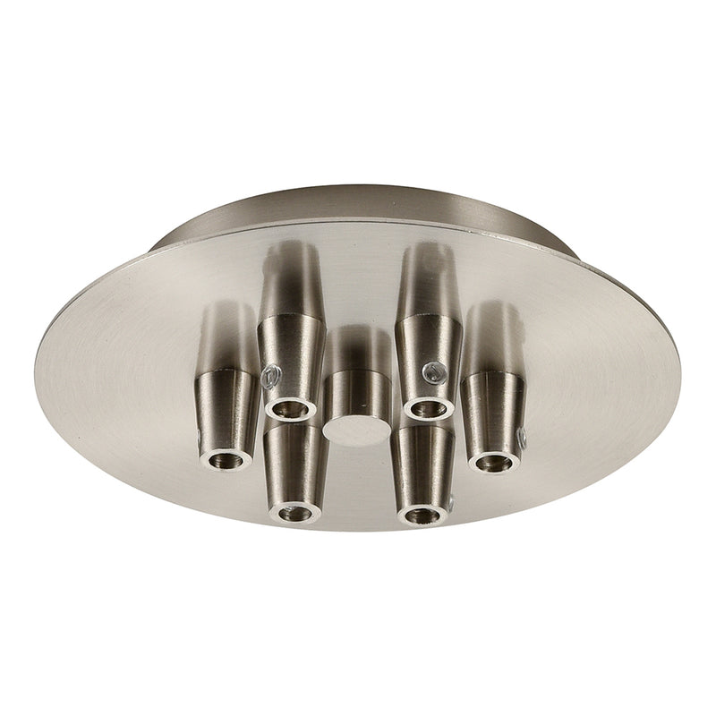 Custom Cord Multi Port Canopy shown in the Satin Nickel finish