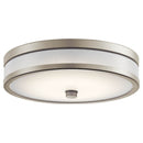 Kichler Pira 12" LED Flush Mount Brushed Nickel 11302NILED