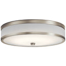 Kichler Pira 15" LED Flush Mount Brushed Nickel 11303NILED