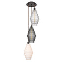 Innovations Lighting Cascade 3 Light 14" Multi-Pendant 113B-3P-OB-G670-MU