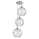 Innovations Lighting Athens Deco Swirl 3 Light 18" Multi-Pendant 113B-3P-SN-G1213-12