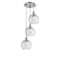 Innovations Lighting Athens Water Glass 3 Light 18" Multi-Pendant 113B-3P-SN-G1215-8