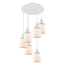 Bell Multi-Pendant shown in the White finish with a Matte White shade