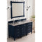 James Martin Brittany 60" Victory Blue Single Vanity with 3 cm Gray Expo Quartz Top 650-V60S-VBL-3GEX