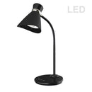 Dainolite 6W Desk Lamp, Black Finish 132LEDT-BK