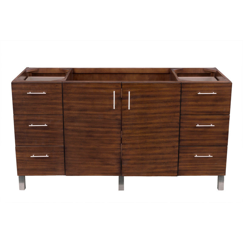 James Martin Metropolitan 60" Single Vanity American Walnut 850-V60S-AWT