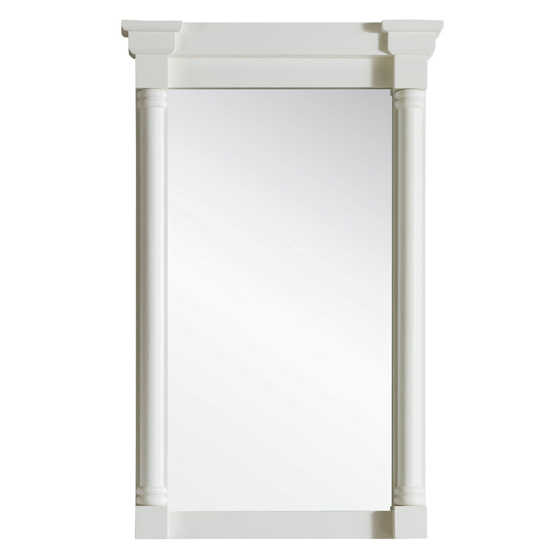 James Martin Savannah 36" Single Vanity Cabinet Bright White with 3 cm Charcoal Soapstone Quartz Top 238-104-V36-BW-3CSP