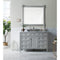 James Martin Brittany 48" Urban Gray Single Vanity with 3 cm Carrara Marble Top 650-V48-UGR-3CAR