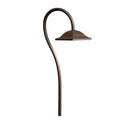 Kichler Shepherd's Crook 2700K LED Path Light Textured Architectural Bronze 15807AZT27R