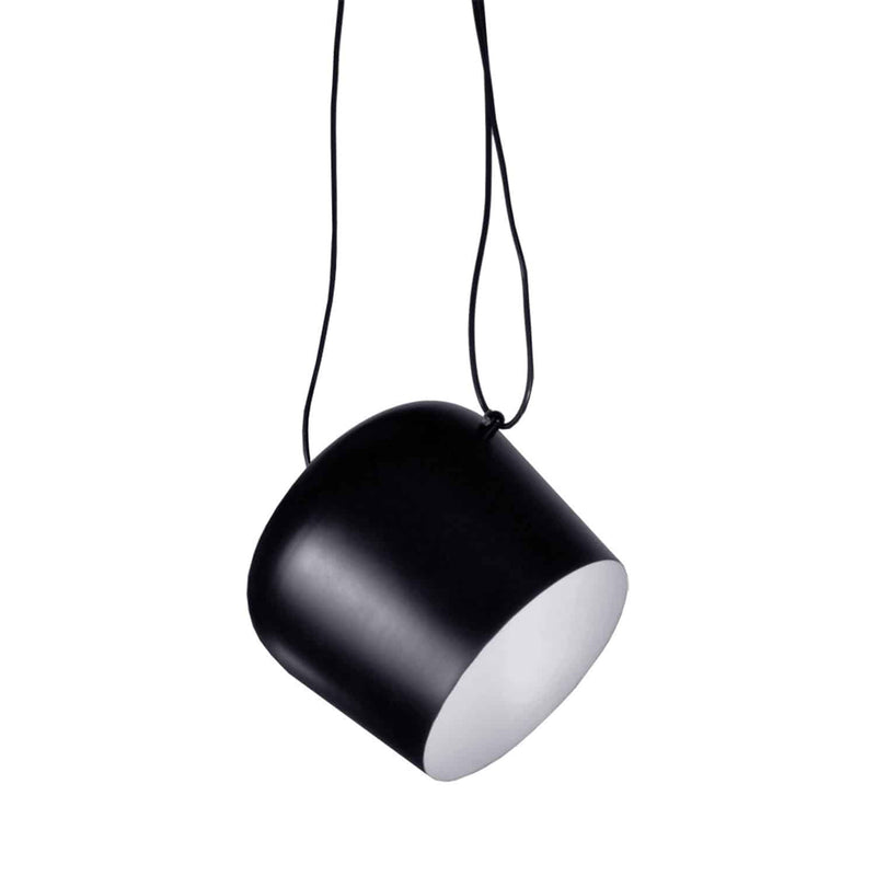 Dainolite 1 Light Adjustable Pendant Bk 1605P-BK