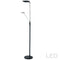 Dainolite Mother and Son Floor Lamp, Black Finish 170LEDF-BK