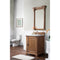 James Martin Providence 26" Driftwood Single Vanity with 3 cm Carrara Marble Top 238-105-V26-DRF-3CAR