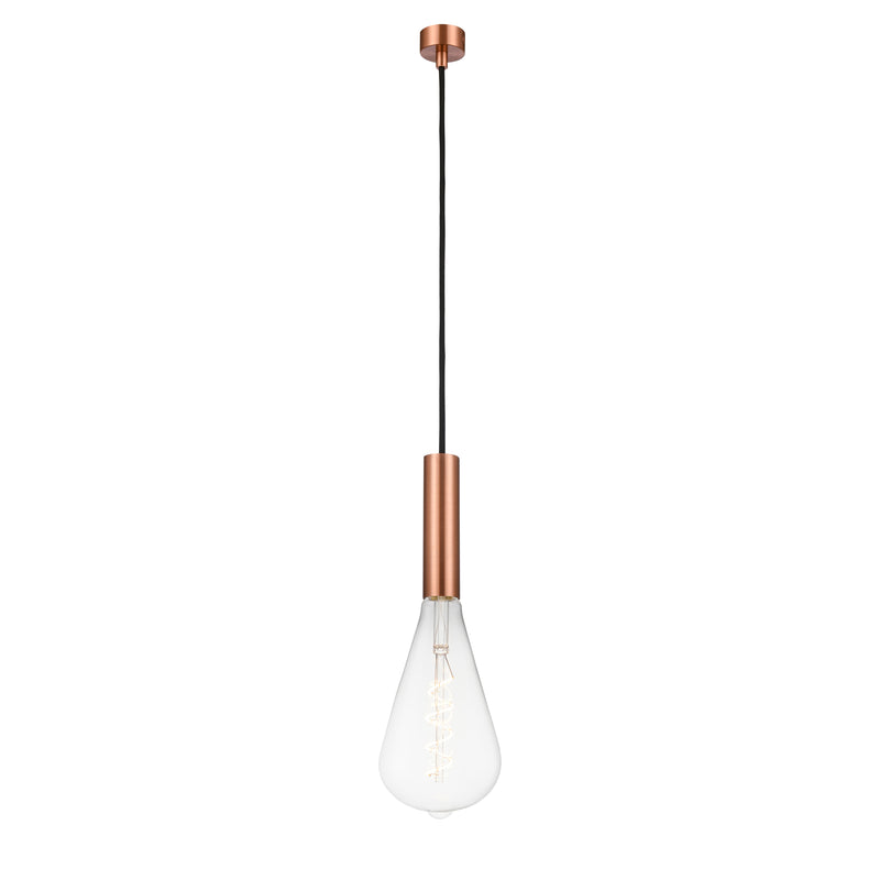 Edison Mini Pendant shown in the Antique Copper finish